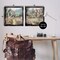 Stupell Industries Quaint French Country Garden 2 pc Framed Floater Canvas Wall Art Set Design by RileyB